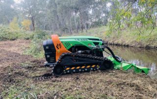 green climber remote controlled mowing