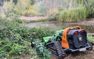 green climber remote controlled mowing