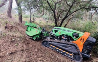 green climber remote controlled mowing