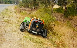 green climber remote controlled mowing