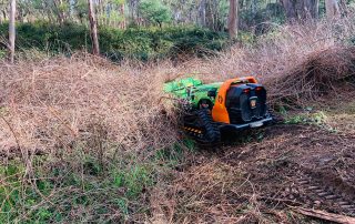 green climber remote controlled mowing